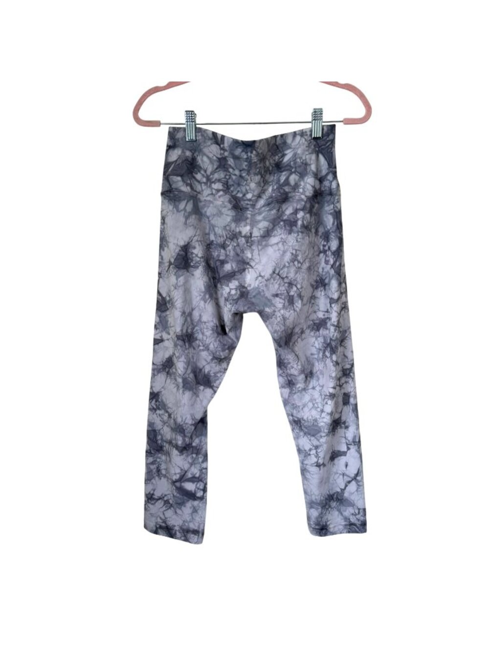 Lululemon Leggings Size 8 Gray White Marble - Picture 3 of 9